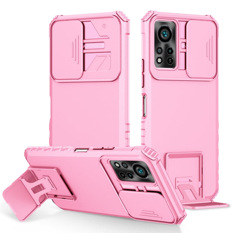 Stereoscopic Holder Sliding Camshield Phone Case, For Infinix Hot 11S NFC, For Infinix Hot 11, For Infinix Hot 10 Play/11 Play, For Infinix Hot 10s, For vivo Y20, For Xiaomi Redmi Note 11/11S Global