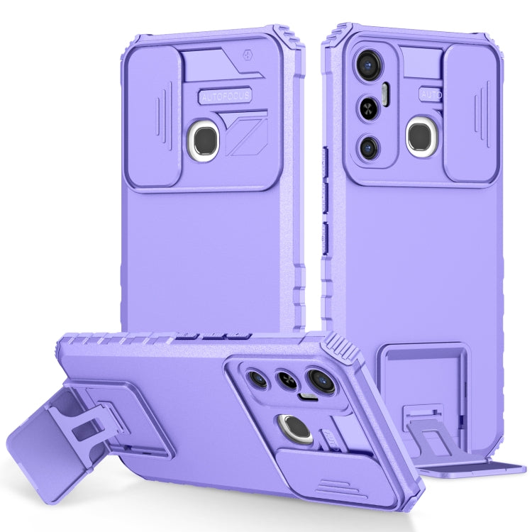 Stereoscopic Holder Sliding Camshield Phone Case, For Infinix Hot 11S NFC, For Infinix Hot 11, For Infinix Hot 10 Play/11 Play, For Infinix Hot 10s, For vivo Y20, For Xiaomi Redmi Note 11/11S Global