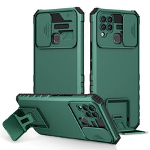 Load image into Gallery viewer, Stereoscopic Holder Sliding Camshield Phone Case, For Infinix Hot 11S NFC, For Infinix Hot 11, For Infinix Hot 10 Play/11 Play, For Infinix Hot 10s, For vivo Y20, For Xiaomi Redmi Note 11/11S Global