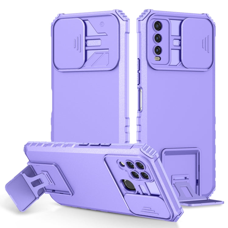 Stereoscopic Holder Sliding Camshield Phone Case, For Infinix Hot 11S NFC, For Infinix Hot 11, For Infinix Hot 10 Play/11 Play, For Infinix Hot 10s, For vivo Y20, For Xiaomi Redmi Note 11/11S Global