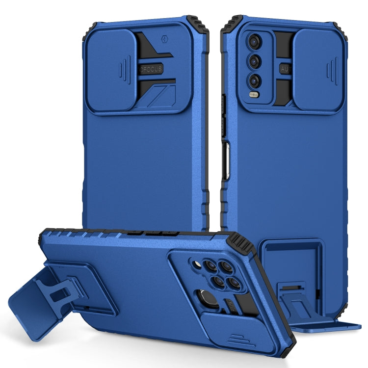 Stereoscopic Holder Sliding Camshield Phone Case, For Infinix Hot 11S NFC, For Infinix Hot 11, For Infinix Hot 10 Play/11 Play, For Infinix Hot 10s, For vivo Y20, For Xiaomi Redmi Note 11/11S Global