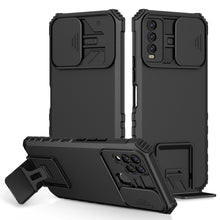 Load image into Gallery viewer, Stereoscopic Holder Sliding Camshield Phone Case, For Infinix Hot 11S NFC, For Infinix Hot 11, For Infinix Hot 10 Play/11 Play, For Infinix Hot 10s, For vivo Y20, For Xiaomi Redmi Note 11/11S Global