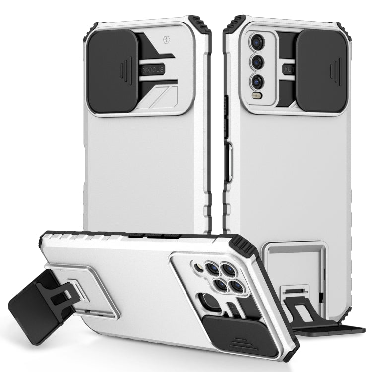 Stereoscopic Holder Sliding Camshield Phone Case, For Infinix Hot 11S NFC, For Infinix Hot 11, For Infinix Hot 10 Play/11 Play, For Infinix Hot 10s, For vivo Y20, For Xiaomi Redmi Note 11/11S Global