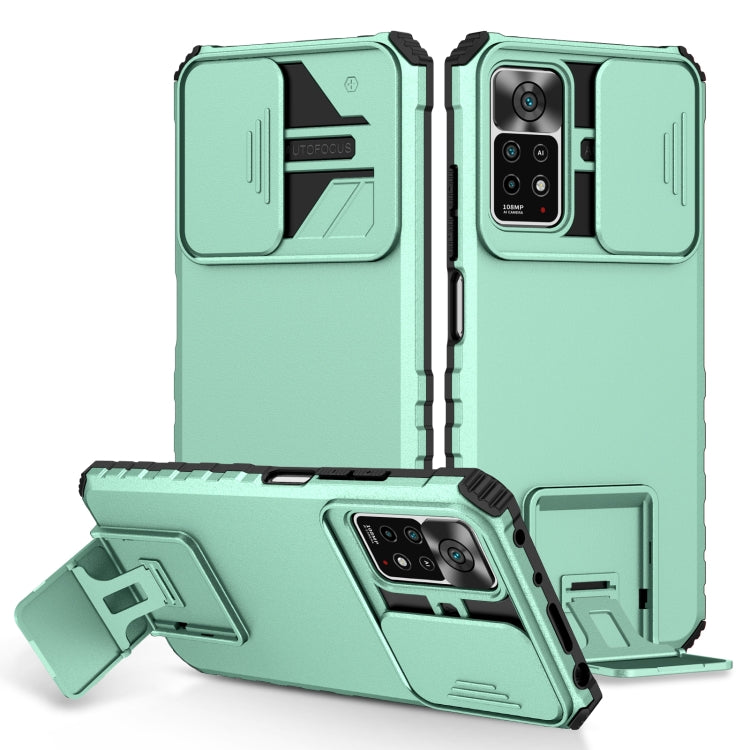 Stereoscopic Holder Sliding Camshield Phone Case, For Xiaomi Redmi Note 10 4G, For Xiaomi Redmi Note 10 Pro Global, For Xiaomi Redmi Note 10 5G