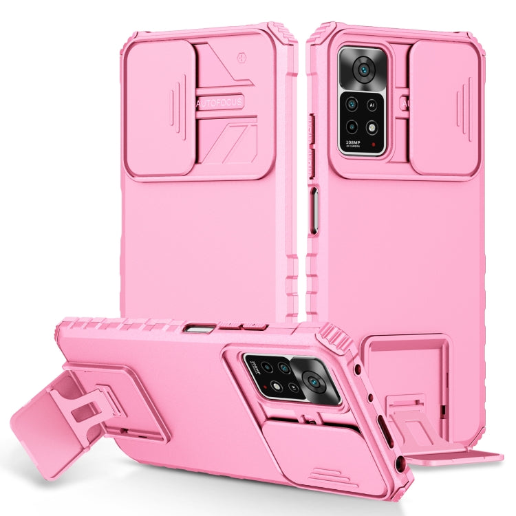 Stereoscopic Holder Sliding Camshield Phone Case, For Xiaomi Redmi Note 10 4G, For Xiaomi Redmi Note 10 Pro Global, For Xiaomi Redmi Note 10 5G