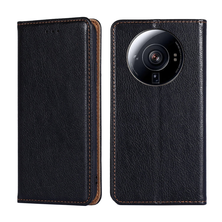 Gloss Oil Solid Color Magnetic Flip Leather Phone Case, For Xiaomi 12S Ultra, For Xiaomi Poco C40