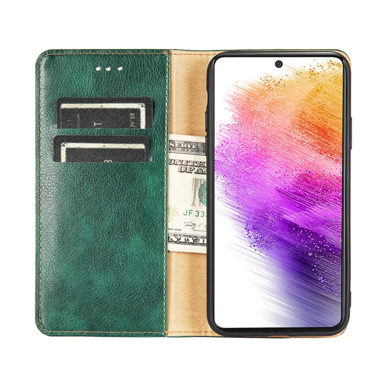 Gloss Oil Solid Color Magnetic Flip Leather Phone Case, For Xiaomi 12S Ultra, For Xiaomi Poco C40