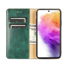 Load image into Gallery viewer, Gloss Oil Solid Color Magnetic Flip Leather Phone Case, For Xiaomi 12S Ultra, For Xiaomi Poco C40