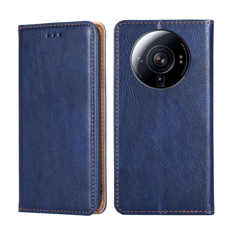 Gloss Oil Solid Color Magnetic Flip Leather Phone Case, For Xiaomi 12S Ultra, For Xiaomi Poco C40