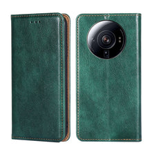 Load image into Gallery viewer, Gloss Oil Solid Color Magnetic Flip Leather Phone Case, For Xiaomi 12S Ultra, For Xiaomi Poco C40