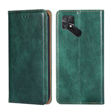 Load image into Gallery viewer, Gloss Oil Solid Color Magnetic Flip Leather Phone Case, For Xiaomi 12S Ultra, For Xiaomi Poco C40