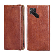 Load image into Gallery viewer, Gloss Oil Solid Color Magnetic Flip Leather Phone Case, For Xiaomi 12S Ultra, For Xiaomi Poco C40