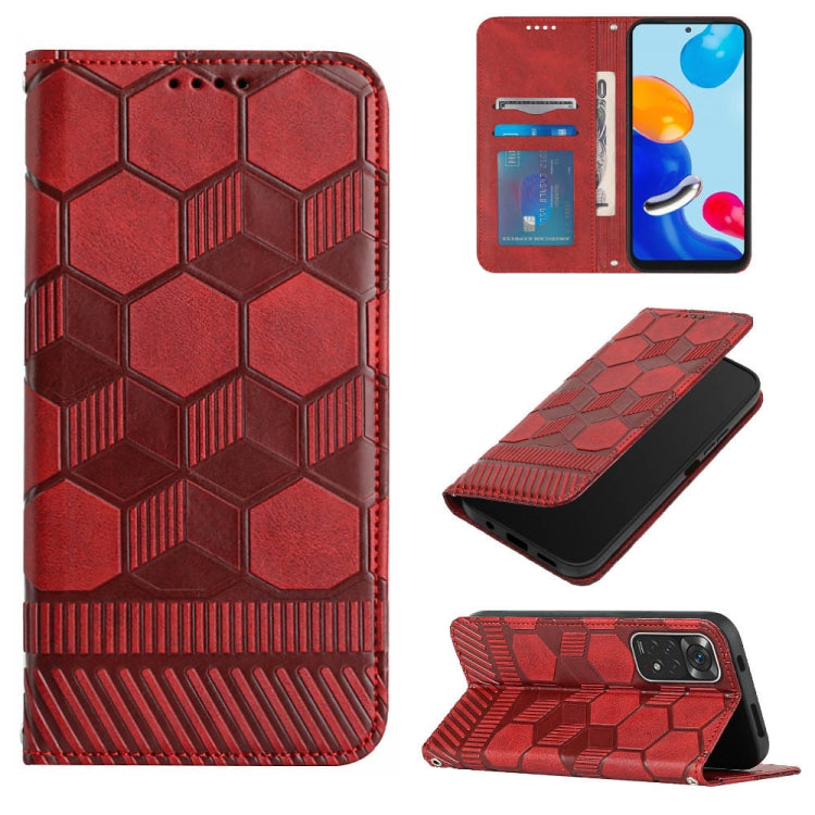 Football Texture Magnetic Leather Flip Phone Case, For Xiaomi Redmi 10C / 10 India, For Xiaomi Redmi 10A, For Xiaomi Redmi Note 11 Global 2022 / Note 11S 4G, For Xiaomi Redmi Note 11 Pro 5G / 4G Global 2022 / Note 11 Pro+ India                         ...