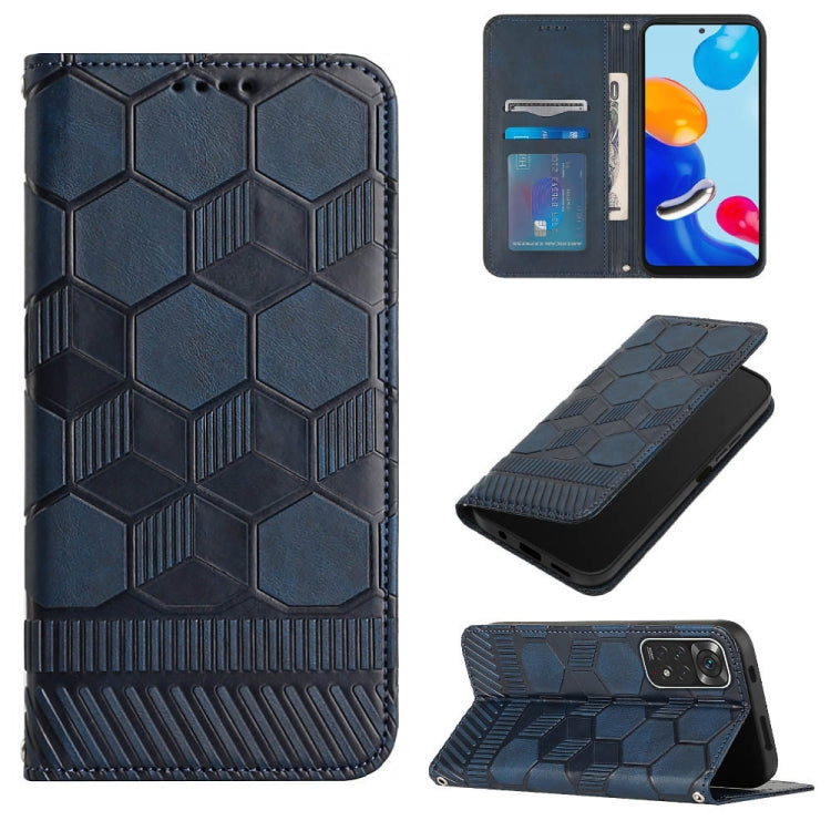 Football Texture Magnetic Leather Flip Phone Case, For Xiaomi Redmi 10C / 10 India, For Xiaomi Redmi 10A, For Xiaomi Redmi Note 11 Global 2022 / Note 11S 4G, For Xiaomi Redmi Note 11 Pro 5G / 4G Global 2022 / Note 11 Pro+ India                         ...