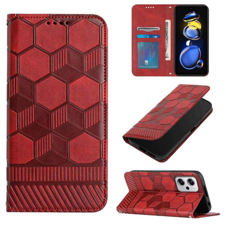 Football Texture Magnetic Leather Flip Phone Case, For Xiaomi Redmi 10C / 10 India, For Xiaomi Redmi 10A, For Xiaomi Redmi Note 11 Global 2022 / Note 11S 4G, For Xiaomi Redmi Note 11 Pro 5G / 4G Global 2022 / Note 11 Pro+ India                         ...
