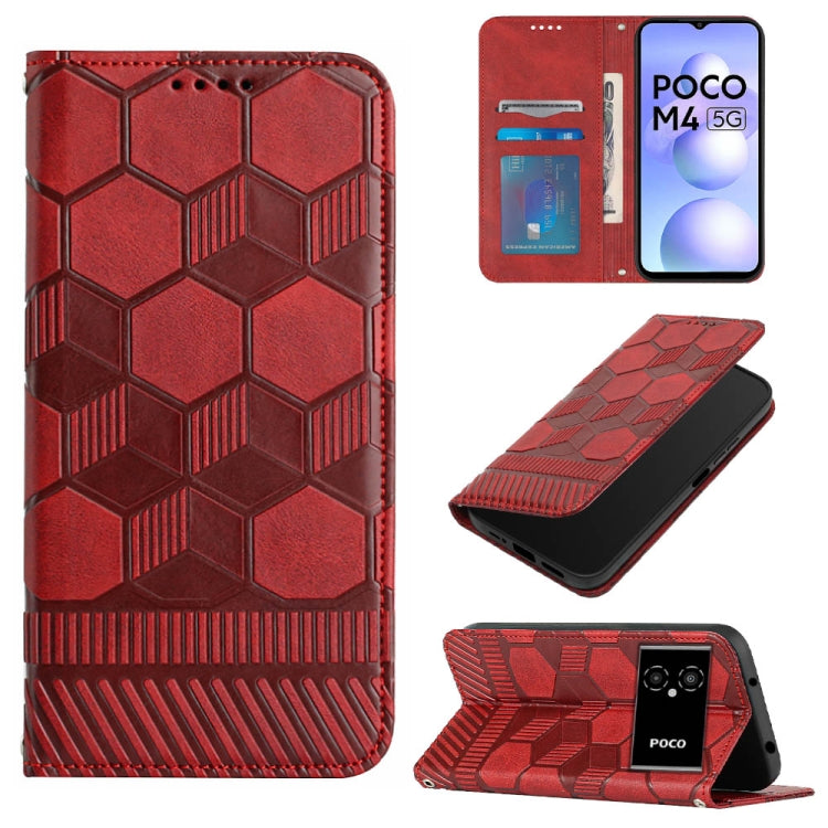 Football Texture Magnetic Leather Flip Phone Case, For Xiaomi Redmi 10C / 10 India, For Xiaomi Redmi 10A, For Xiaomi Redmi Note 11 Global 2022 / Note 11S 4G, For Xiaomi Redmi Note 11 Pro 5G / 4G Global 2022 / Note 11 Pro+ India                         ...