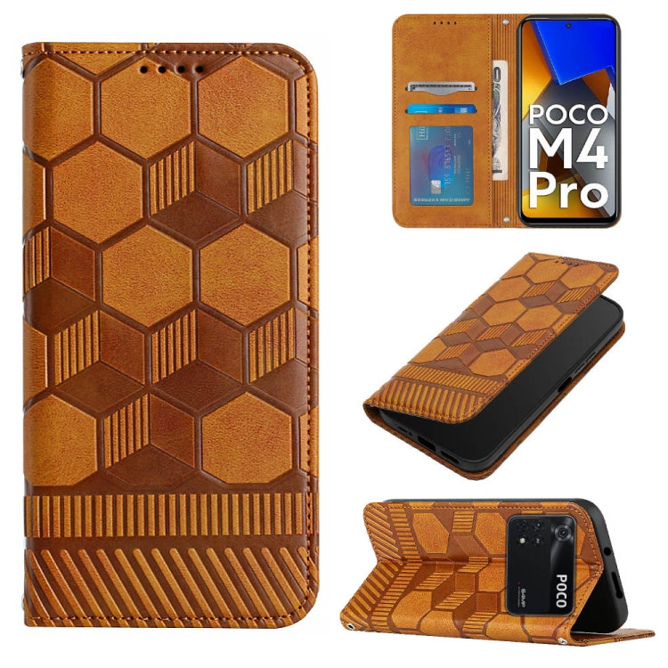 Football Texture Magnetic Leather Flip Phone Case, For Xiaomi Redmi 10C / 10 India, For Xiaomi Redmi 10A, For Xiaomi Redmi Note 11 Global 2022 / Note 11S 4G, For Xiaomi Redmi Note 11 Pro 5G / 4G Global 2022 / Note 11 Pro+ India                         ...