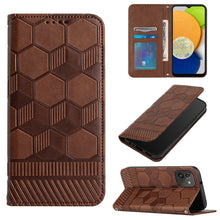 Load image into Gallery viewer, Football Texture Magnetic Leather Flip Phone Case, For Samsung Galaxy A03 164mm, For Samsung Galaxy A03s 164mm India, For Samsung Galaxy A03s 165.8mm US Version, For Samsung Galaxy A03s 166.5mm EU Version, For Samsung Galaxy A12 5G / M12 / F12         ...