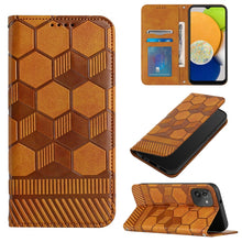 Load image into Gallery viewer, Football Texture Magnetic Leather Flip Phone Case, For Samsung Galaxy S22+ 5G, For Samsung Galaxy S22 Ultra 5G, For Samsung Galaxy A03 166mm, For Samsung Galaxy A13 4G