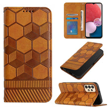 Load image into Gallery viewer, Football Texture Magnetic Leather Flip Phone Case, For Samsung Galaxy S22+ 5G, For Samsung Galaxy S22 Ultra 5G, For Samsung Galaxy A03 166mm, For Samsung Galaxy A13 4G