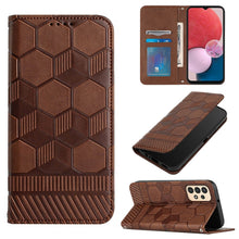 Load image into Gallery viewer, Football Texture Magnetic Leather Flip Phone Case, For Samsung Galaxy S22+ 5G, For Samsung Galaxy S22 Ultra 5G, For Samsung Galaxy A03 166mm, For Samsung Galaxy A13 4G