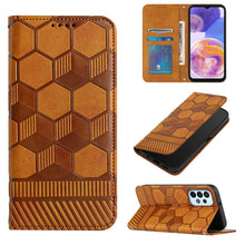 Load image into Gallery viewer, Football Texture Magnetic Leather Flip Phone Case, For Samsung Galaxy A03 164mm, For Samsung Galaxy A03s 164mm India, For Samsung Galaxy A03s 165.8mm US Version, For Samsung Galaxy A03s 166.5mm EU Version, For Samsung Galaxy A12 5G / M12 / F12         ...