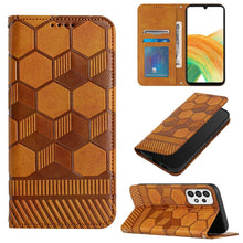 Load image into Gallery viewer, Football Texture Magnetic Leather Flip Phone Case, For Samsung Galaxy A03 164mm, For Samsung Galaxy A03s 164mm India, For Samsung Galaxy A03s 165.8mm US Version, For Samsung Galaxy A03s 166.5mm EU Version, For Samsung Galaxy A12 5G / M12 / F12         ...