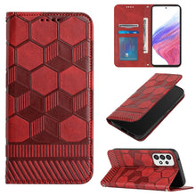 Load image into Gallery viewer, Football Texture Magnetic Leather Flip Phone Case, For Samsung Galaxy A53 5G, For Samsung Galaxy A73 5G, For Samsung Galaxy S20 FE 2022 / S20 FE 5G&amp;4G / S20 Lite / S20 Fan Edition, For Samsung Galaxy S21 5G, For Samsung Galaxy S21+ 5G                  ...