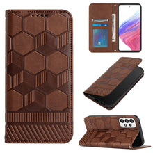 Load image into Gallery viewer, Football Texture Magnetic Leather Flip Phone Case, For Samsung Galaxy A53 5G, For Samsung Galaxy A73 5G, For Samsung Galaxy S20 FE 2022 / S20 FE 5G&amp;4G / S20 Lite / S20 Fan Edition, For Samsung Galaxy S21 5G, For Samsung Galaxy S21+ 5G                  ...