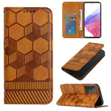 Load image into Gallery viewer, Football Texture Magnetic Leather Flip Phone Case, For Samsung Galaxy A53 5G, For Samsung Galaxy A73 5G, For Samsung Galaxy S20 FE 2022 / S20 FE 5G&amp;4G / S20 Lite / S20 Fan Edition, For Samsung Galaxy S21 5G, For Samsung Galaxy S21+ 5G                  ...