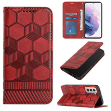 Load image into Gallery viewer, Football Texture Magnetic Leather Flip Phone Case, For Samsung Galaxy A53 5G, For Samsung Galaxy A73 5G, For Samsung Galaxy S20 FE 2022 / S20 FE 5G&amp;4G / S20 Lite / S20 Fan Edition, For Samsung Galaxy S21 5G, For Samsung Galaxy S21+ 5G                  ...