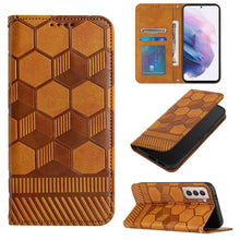 Load image into Gallery viewer, Football Texture Magnetic Leather Flip Phone Case, For Samsung Galaxy A53 5G, For Samsung Galaxy A73 5G, For Samsung Galaxy S20 FE 2022 / S20 FE 5G&amp;4G / S20 Lite / S20 Fan Edition, For Samsung Galaxy S21 5G, For Samsung Galaxy S21+ 5G                  ...