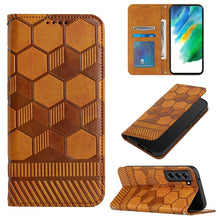 Load image into Gallery viewer, Football Texture Magnetic Leather Flip Phone Case, For Samsung Galaxy A53 5G, For Samsung Galaxy A73 5G, For Samsung Galaxy S20 FE 2022 / S20 FE 5G&amp;4G / S20 Lite / S20 Fan Edition, For Samsung Galaxy S21 5G, For Samsung Galaxy S21+ 5G                  ...