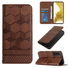 Load image into Gallery viewer, Football Texture Magnetic Leather Flip Phone Case, For Samsung Galaxy S22+ 5G, For Samsung Galaxy S22 Ultra 5G, For Samsung Galaxy A03 166mm, For Samsung Galaxy A13 4G