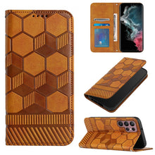 Load image into Gallery viewer, Football Texture Magnetic Leather Flip Phone Case, For Samsung Galaxy S22+ 5G, For Samsung Galaxy S22 Ultra 5G, For Samsung Galaxy A03 166mm, For Samsung Galaxy A13 4G