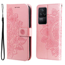 Load image into Gallery viewer, 7-petal Flowers Embossing Leather Case, For Xiaomi Redmi K40S / Poco F4, For Xiaomi Redmi Note 11T Pro/Poco X4 GT
