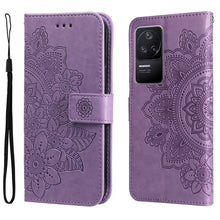 Load image into Gallery viewer, 7-petal Flowers Embossing Leather Case, For Xiaomi Redmi K40S / Poco F4, For Xiaomi Redmi Note 11T Pro/Poco X4 GT