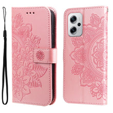 Load image into Gallery viewer, 7-petal Flowers Embossing Leather Case, For Xiaomi Redmi K40S / Poco F4, For Xiaomi Redmi Note 11T Pro/Poco X4 GT