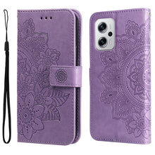 Load image into Gallery viewer, 7-petal Flowers Embossing Leather Case, For Xiaomi Redmi K40S / Poco F4, For Xiaomi Redmi Note 11T Pro/Poco X4 GT