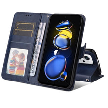 Load image into Gallery viewer, Calf Texture Leather Phone Case, For Xiaomi Redmi K40S / Poco F4, For Xiaomi Redmi Note 11T Pro/Poco X4 GT