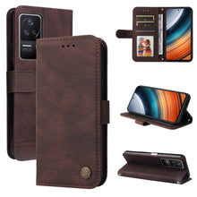 Load image into Gallery viewer, Skin Feel Life Tree Metal Button Leather Case, For Xiaomi Redmi K40S / Poco F4, For Xiaomi Redmi Note 11T Pro/Poco X4 GT