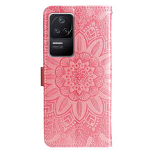 Load image into Gallery viewer, Embossed Sunflower Leather Phone Case, For Xiaomi Redmi K40S / Poco F4, For Xiaomi Redmi Note 11T Pro/Poco X4 GT, For Infinix Hot 12, For Infinix Hot 12 Play, For Infinix Smart 6