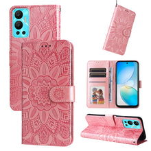 Load image into Gallery viewer, Embossed Sunflower Leather Phone Case, For Xiaomi Redmi K40S / Poco F4, For Xiaomi Redmi Note 11T Pro/Poco X4 GT, For Infinix Hot 12, For Infinix Hot 12 Play, For Infinix Smart 6