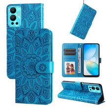 Load image into Gallery viewer, Embossed Sunflower Leather Phone Case, For Xiaomi Redmi K40S / Poco F4, For Xiaomi Redmi Note 11T Pro/Poco X4 GT, For Infinix Hot 12, For Infinix Hot 12 Play, For Infinix Smart 6