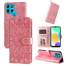 Load image into Gallery viewer, Embossed Sunflower Leather Phone Case, For Xiaomi Redmi K40S / Poco F4, For Xiaomi Redmi Note 11T Pro/Poco X4 GT, For Infinix Hot 12, For Infinix Hot 12 Play, For Infinix Smart 6