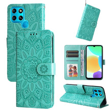 Load image into Gallery viewer, Embossed Sunflower Leather Phone Case, For Xiaomi Redmi K40S / Poco F4, For Xiaomi Redmi Note 11T Pro/Poco X4 GT, For Infinix Hot 12, For Infinix Hot 12 Play, For Infinix Smart 6