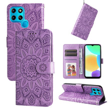 Load image into Gallery viewer, Embossed Sunflower Leather Phone Case, For Xiaomi Redmi K40S / Poco F4, For Xiaomi Redmi Note 11T Pro/Poco X4 GT, For Infinix Hot 12, For Infinix Hot 12 Play, For Infinix Smart 6