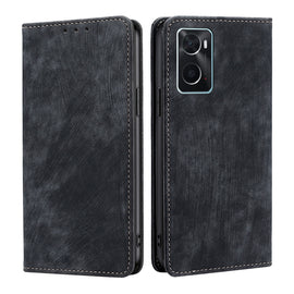 RFID Anti-theft Brush Magnetic Leather Phone Case, For OPPO A36 4G/A76 4G Global, For OPPO Find X2, For OPPO Find X5, For OPPO K10 Pro 5G, For OPPO Reno6 Pro, For OPPO Reno8 5G, For OPPO Reno8 Pro+ 5G, For Realme 9 Pro/V25/Q5 5G, For Realme 9i