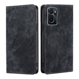 RFID Anti-theft Brush Magnetic Leather Phone Case, For OPPO A36 4G/A76 4G Global, For OPPO Find X2, For OPPO Find X5, For OPPO K10 Pro 5G, For OPPO Reno6 Pro, For OPPO Reno8 5G, For OPPO Reno8 Pro+ 5G, For Realme 9 Pro/V25/Q5 5G, For Realme 9i