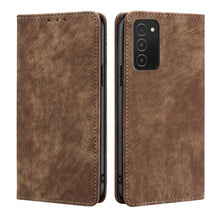 Load image into Gallery viewer, RFID Anti-theft Brush Magnetic Leather Phone Case, For Samsung Galaxy A03S US 165.85mm, For Samsung Galaxy A73 5G, For Samsung Galaxy M53 5G, For Samsung Galaxy S21 5G, For Samsung Galaxy S21 FE 5G, For Samsung Galaxy S21+ 5G, For Samsung Galaxy S22 5G...